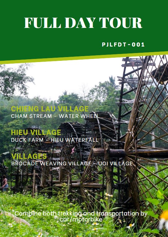 PJLFDT - 001: Full day tour - combine both trekking and transportation by car/motorbike